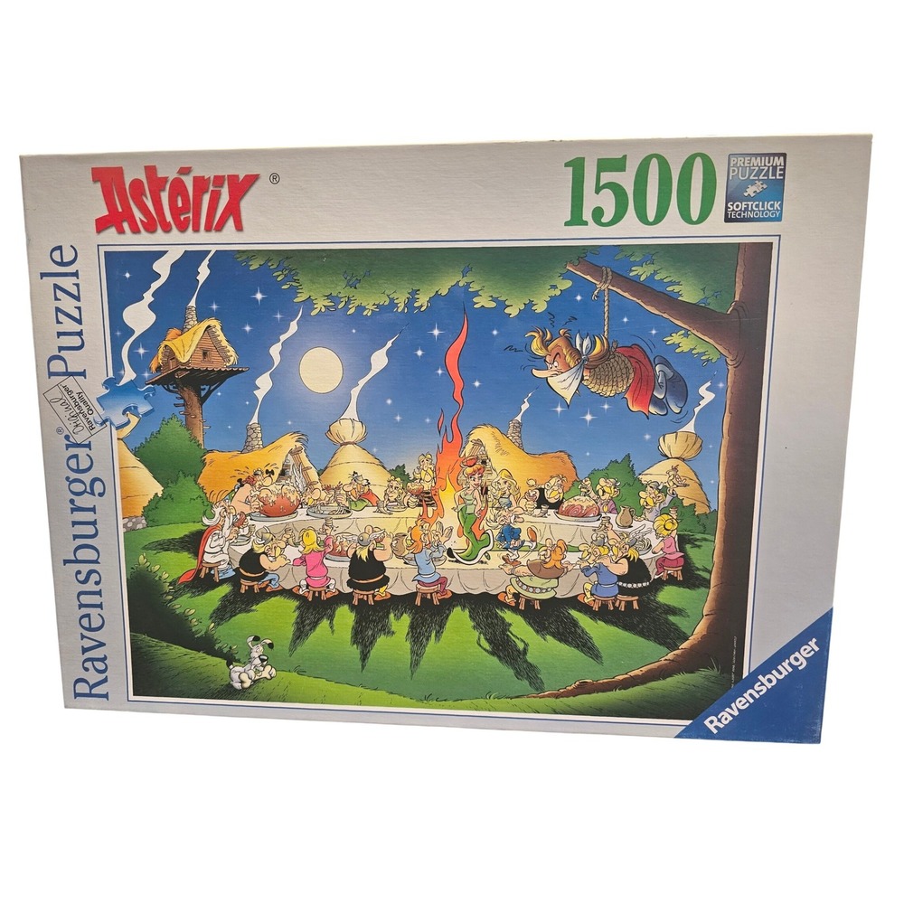 Ravensburger Asterix 1500 Piece Jigsaw Puzzle‎ Banquet Scene 163212 Germany